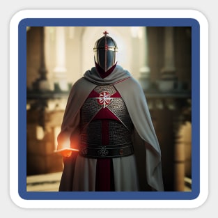 Knights Templar in The Holy Land Sticker